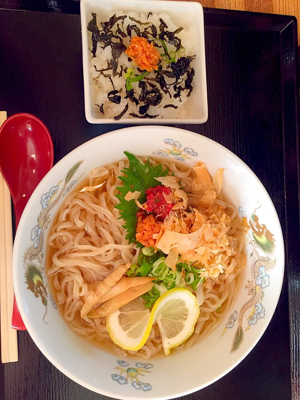 冷やし鮭だしラーメン|千尋さん