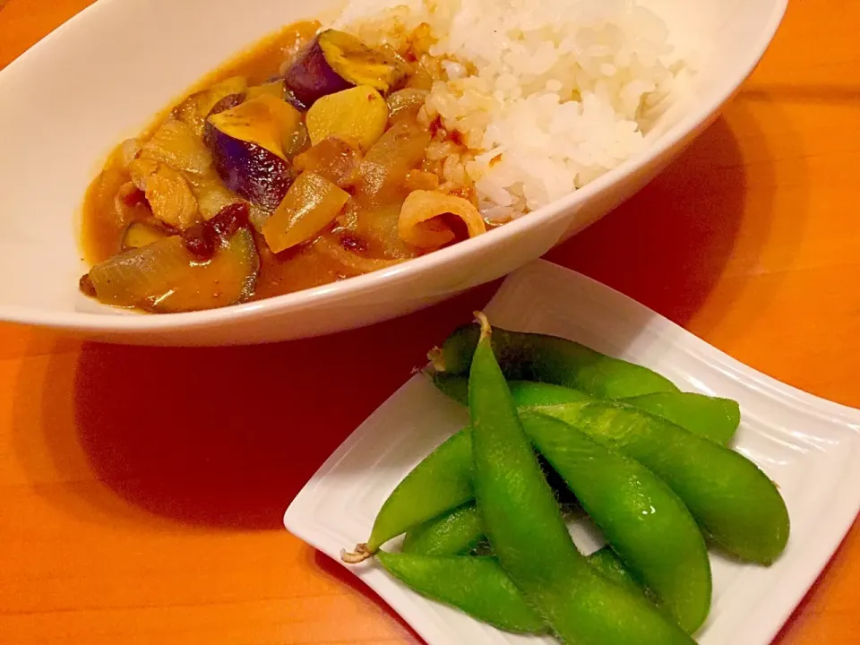 ニンニクたっぷり豚と茄子のカレー|harukaさん