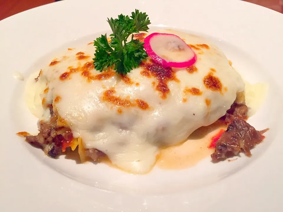 Snapdishの料理写真:OX tail lasagna|Sky Blueさん