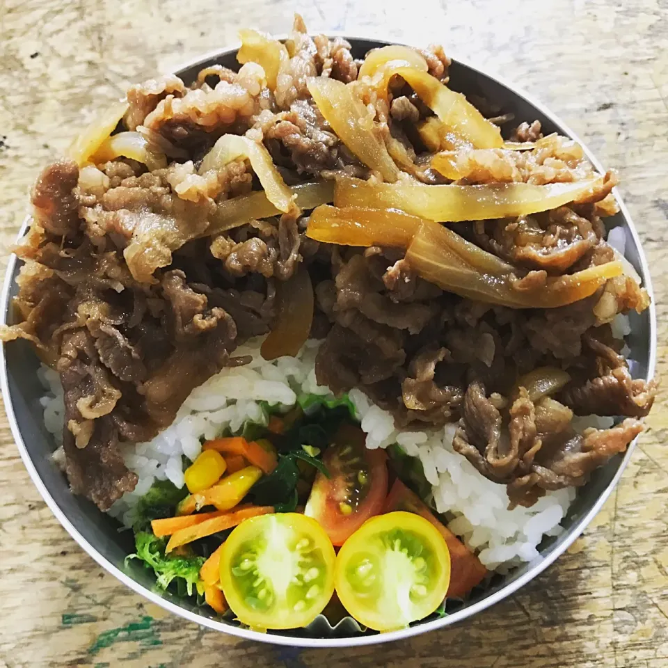 ちび弁〜
牛丼弁当〜|akoさん