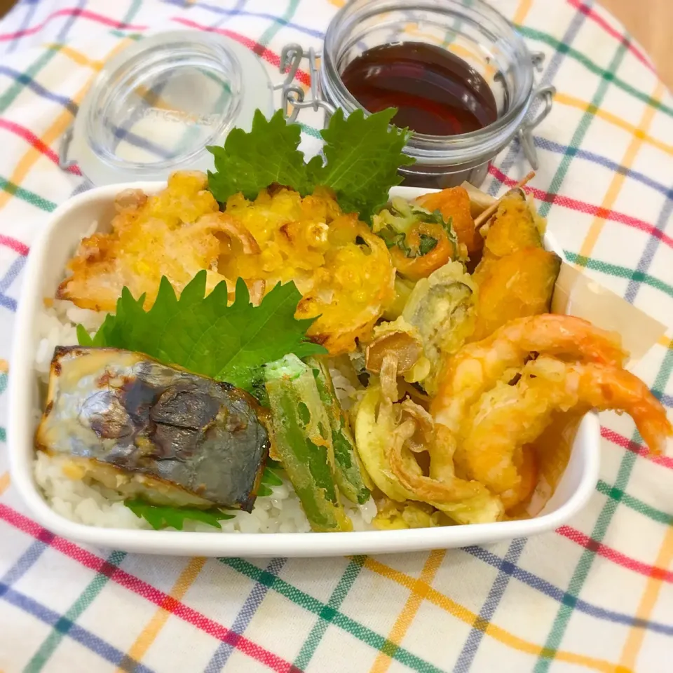 今日のパパ弁当は天丼なり💕|key♪さん