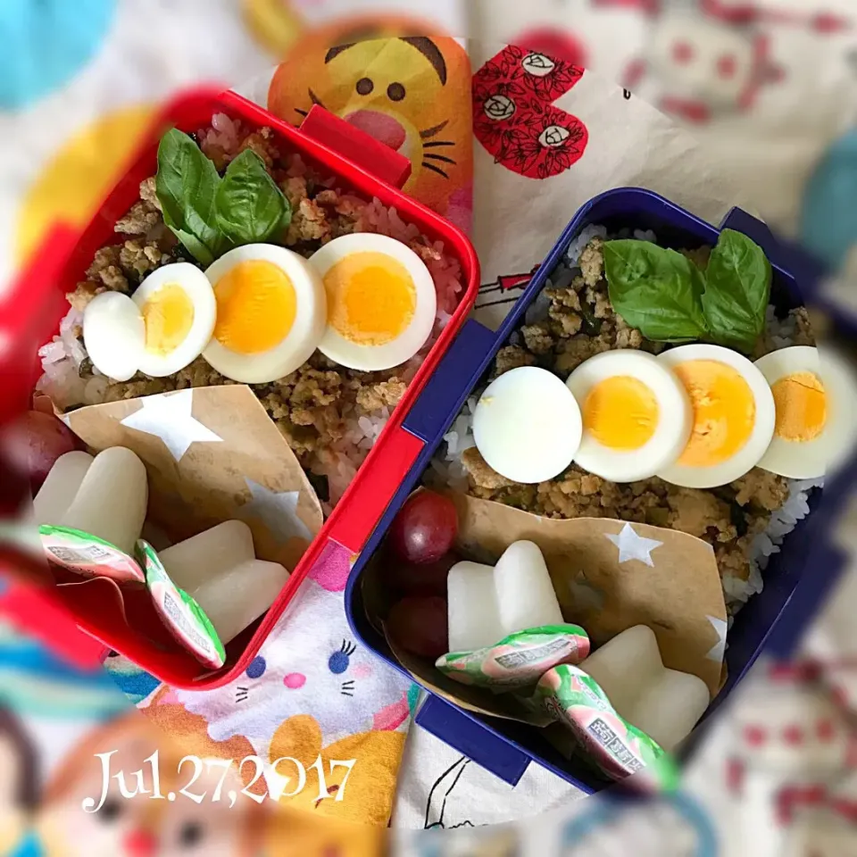 今日の#女子中学生弁当 は、ガパオライス|Hiroko Kさん