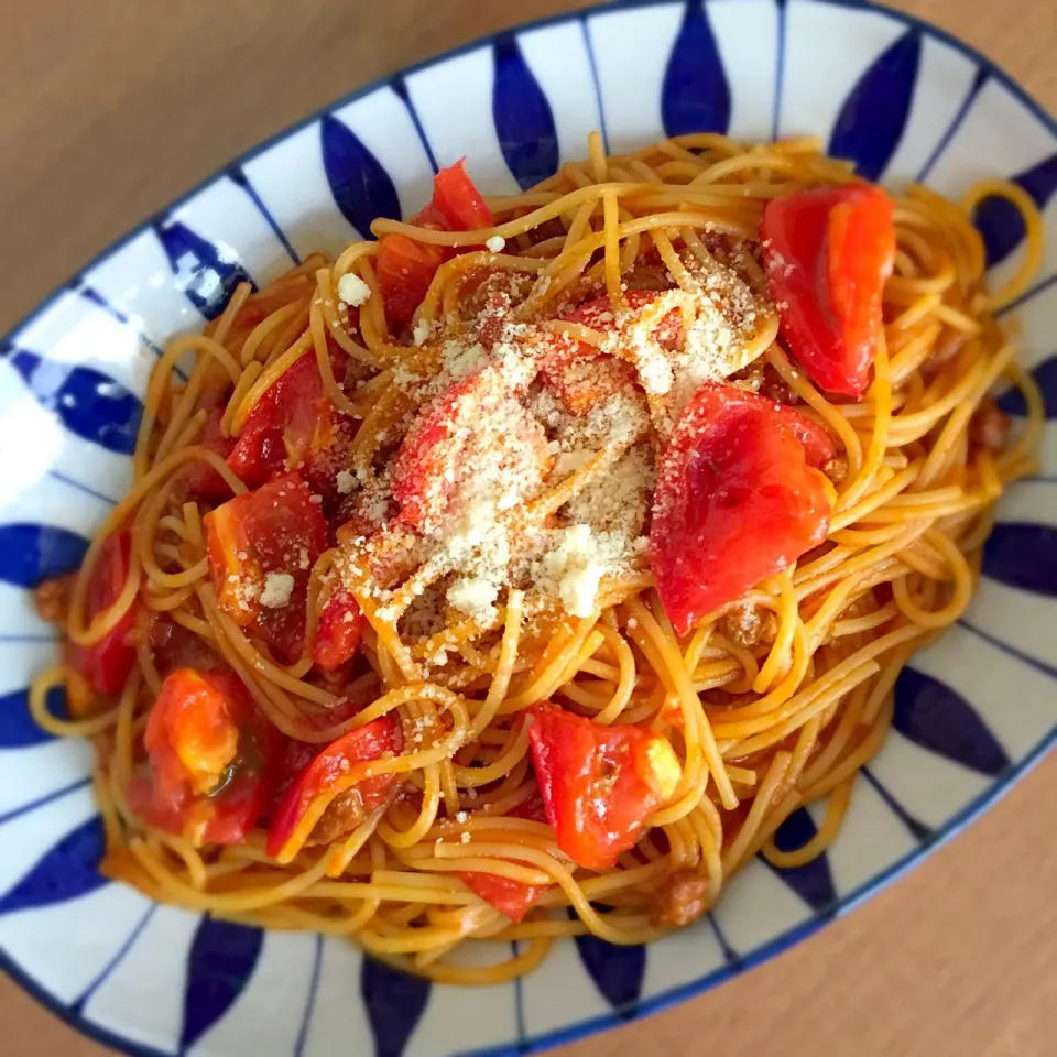 フレッシュトマトボロネーゼパスタ🍅|mayuさん