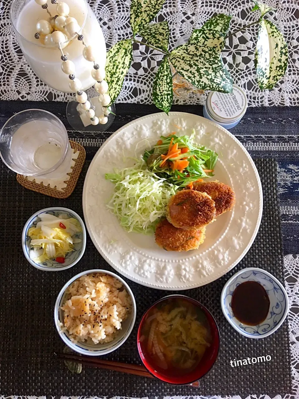 コロッケランチ！|Tina Tomoko😋さん