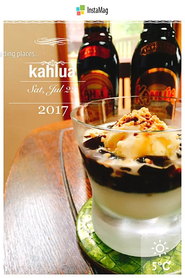 Snapdishの料理写真:kahluaを使って冷たいおやつ✨
ミルク&コーヒーゼリーのアイスのっけ😆

#手作りおやつ #ゼリー#kahlua#カルーアcoffee|カンカンさん