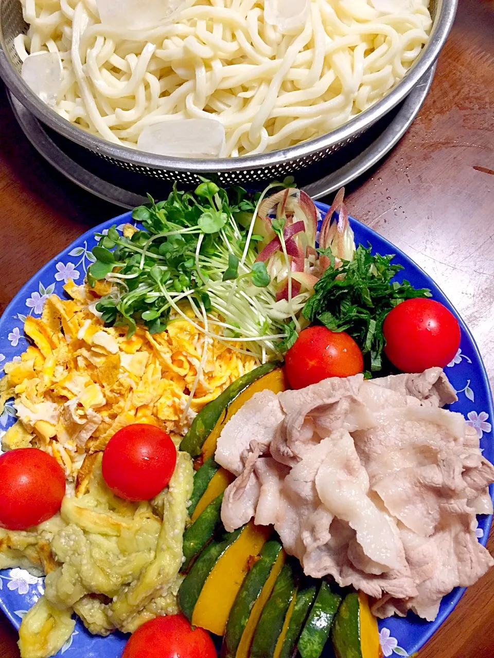 冷やしうどん 具材色々|掛谷節子さん