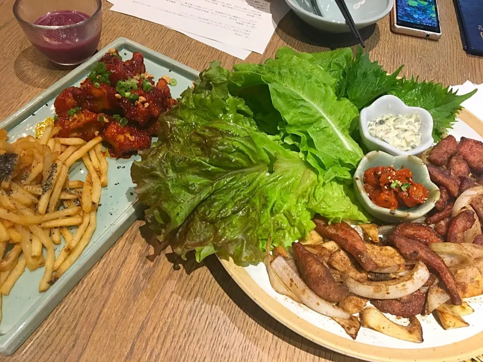 鶏の甘辛唐揚げ ＆ ナツメグ香るやみつき豚トロ|Etsuko  Takakiさん