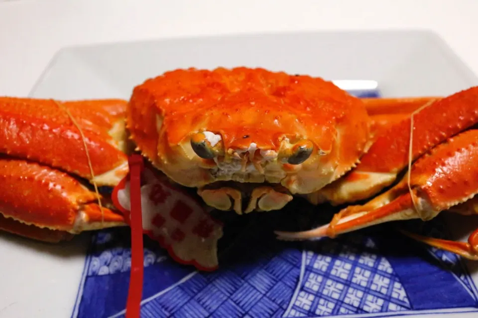 2013.12.3
カニ🦀  タグが付いてる
足しか食べられない。
ミソは姉に|Hiroshi  Kimuraさん