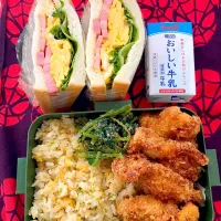 Snapdishの料理写真:7/28 中1男子のお弁当|micaさん