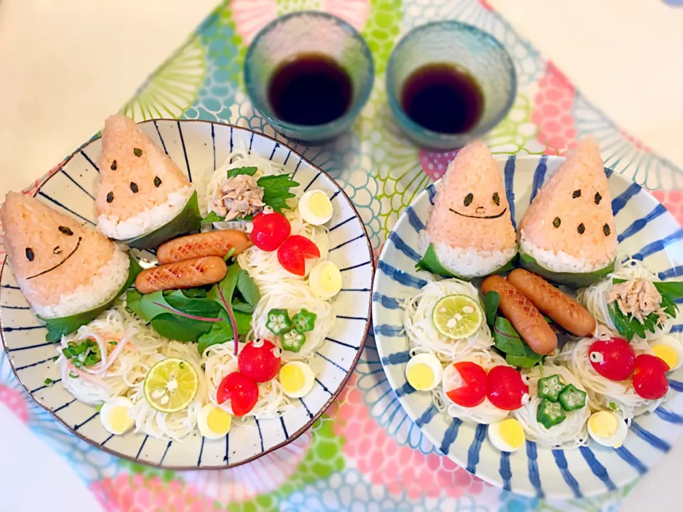 Snapdishの料理写真:夏休み〜🍉置きランチ7日目🍉|なかじー。さん