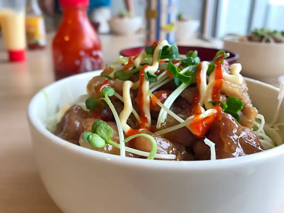 はっきぃーさんの料理 豚マヨチリ丼|SnapdishJPさん