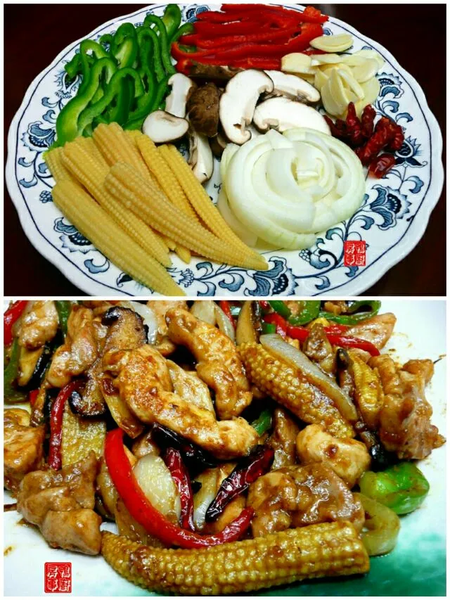 sauté chicken in stay sauce|steven z.y.さん