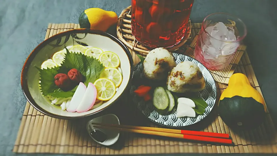 キムカフェ🍵柚子梅うどん🍜|キム姉さん