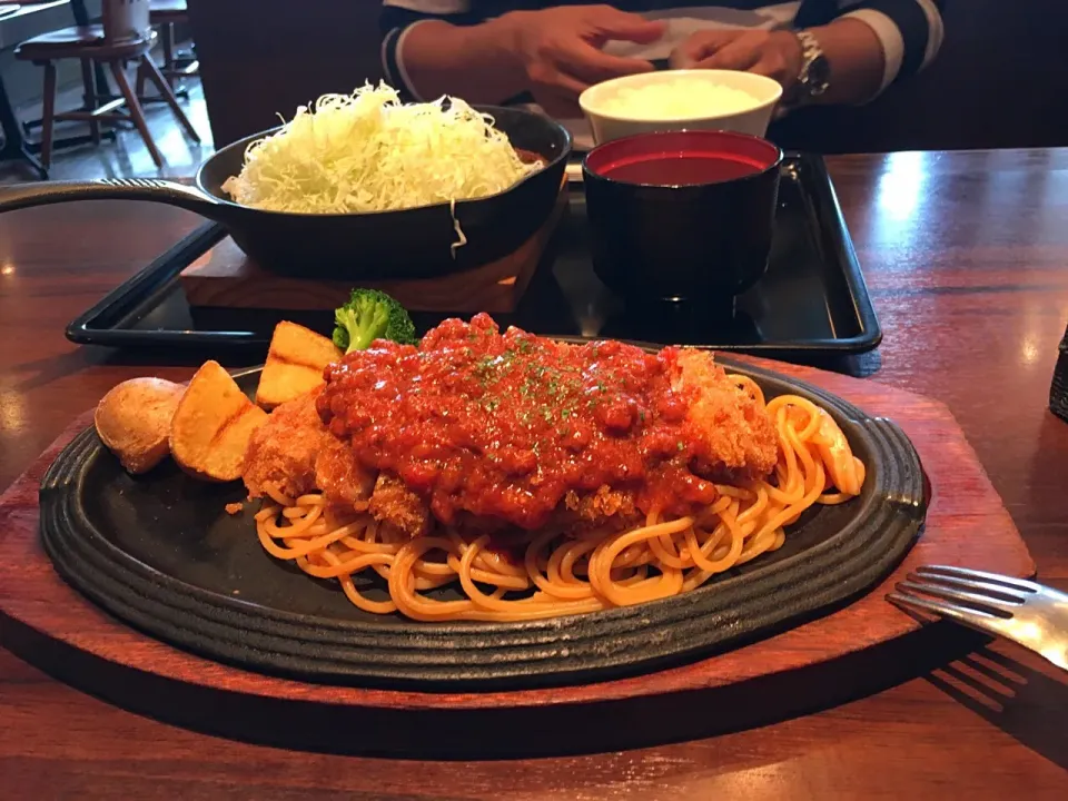 Snapdishの料理写真:釧路名物スパカツ|フージさん