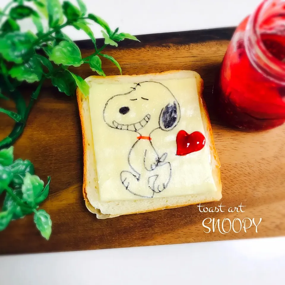 トーストアート〜SNOOPY❤️〜|みーちゃん(*´∀`)♪さん