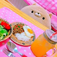 Snapdishの料理写真:ガパオライス🍽✨|❁HARUKA❁さん