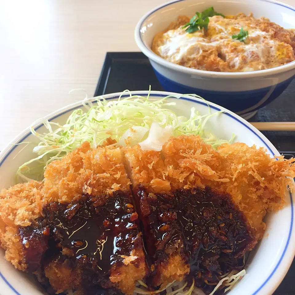 訳あって人生初の”かつや”🐖 旦那くんは味噌カツ丼|ヨッチャンさん