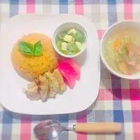 Snapdishの料理写真:ジャンバラヤプレート🍃|いっつんさん