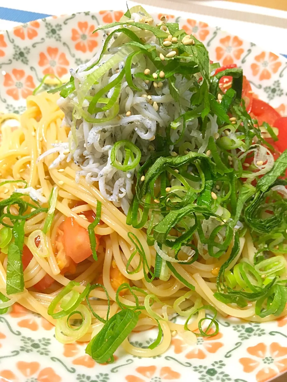 しらすとトマトの冷製パスタ|須佐 浩幸さん