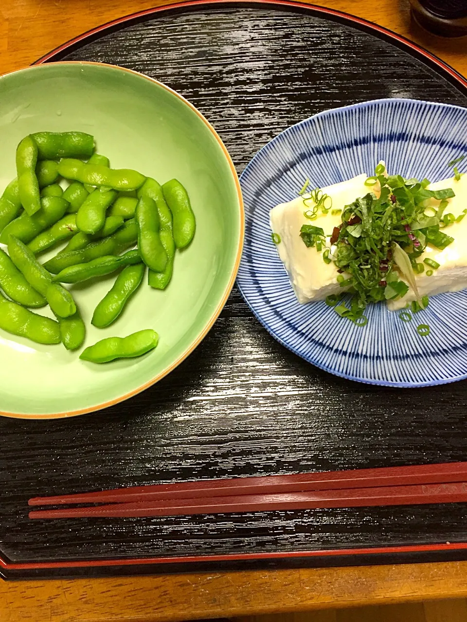 枝豆・湯葉豆腐|まゆさんさん