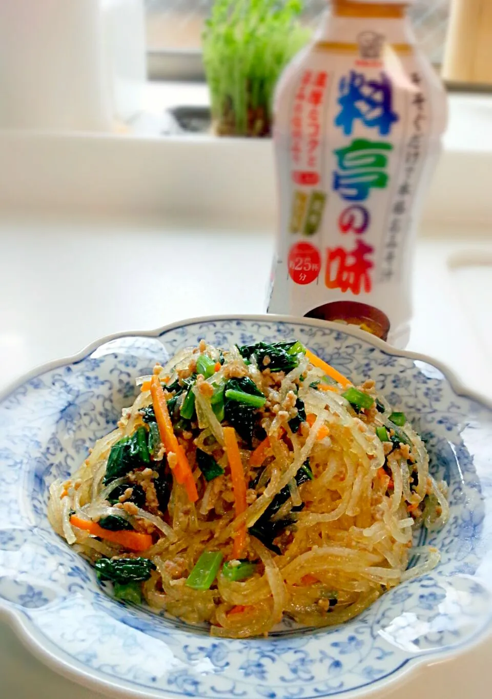 Snapdishの料理写真:たっぷり野菜と春雨の味噌いため|ゆきこさん