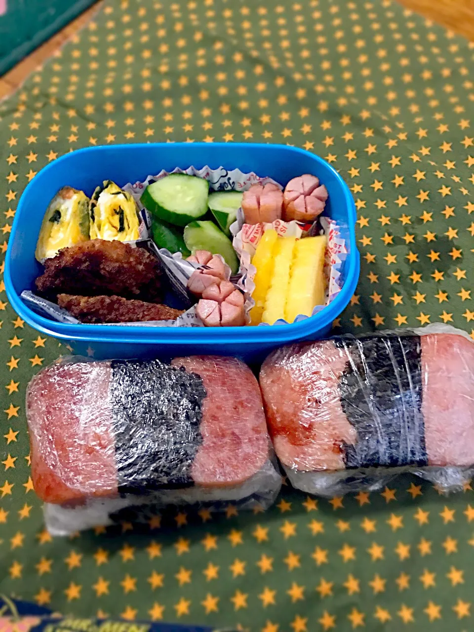 H29.7.30
#猛暑弁当#弁当#スパムおにぎり|mamiさん