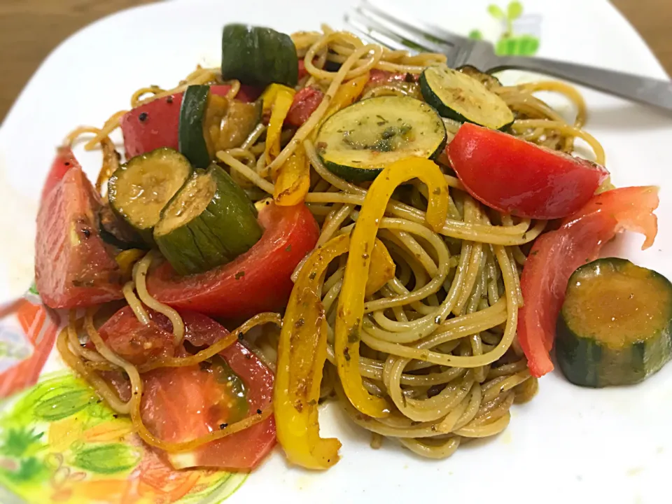 日曜日のお昼はバジルソースパスタ🍝‼️|wildcat山猫さん