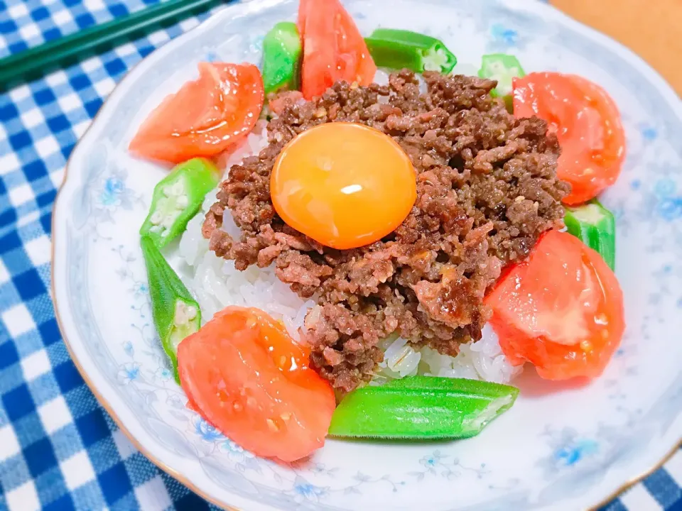 味噌そぼろののっけご飯#そぼろ|えいぽんさん