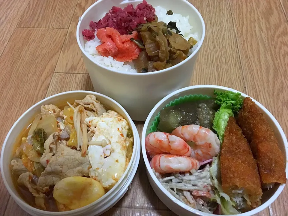 Snapdishの料理写真:旦那ちゃん弁当❤️|ちゃびきゅさん