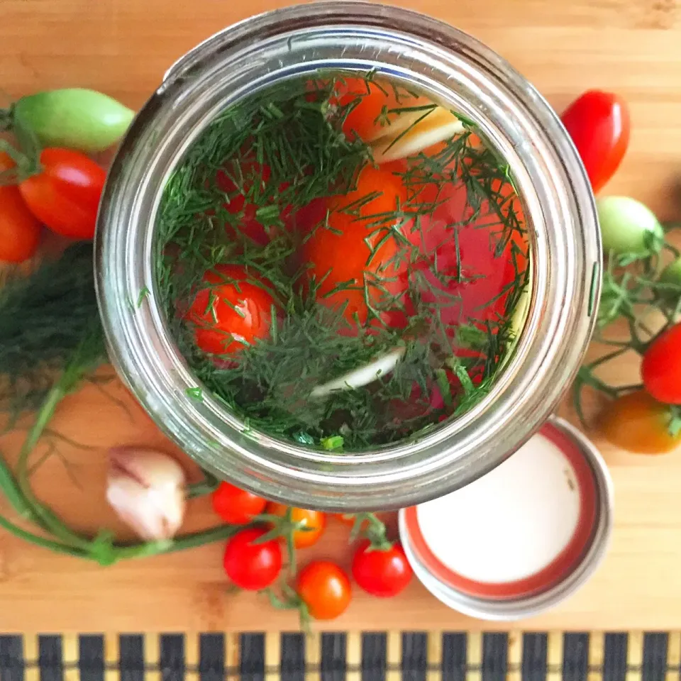 I Made Pickled Tomatoes 🍅🍅🍅|mamaeriさん