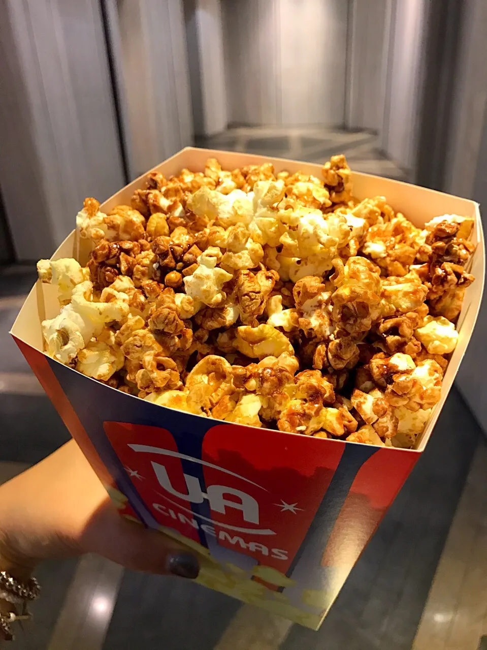 Snapdishの料理写真:Caramel popcorn from UA Cine Times @hk|popcornmanさん