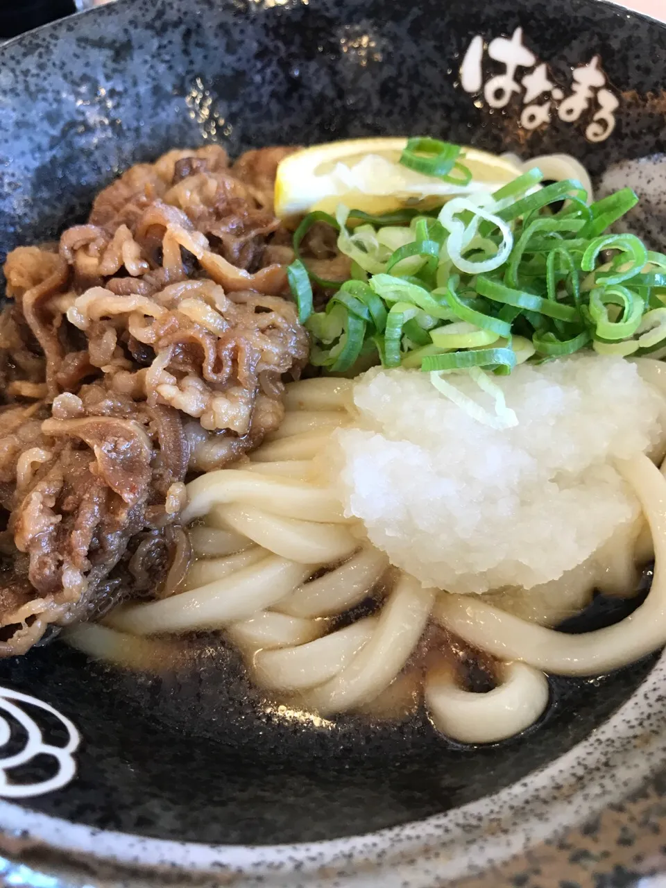 牛肉おろしぶっかけうどん|手品先輩さん