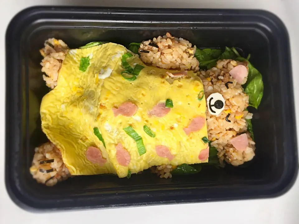 Sleeping bear Bento ( fried rice)|bentome123さん