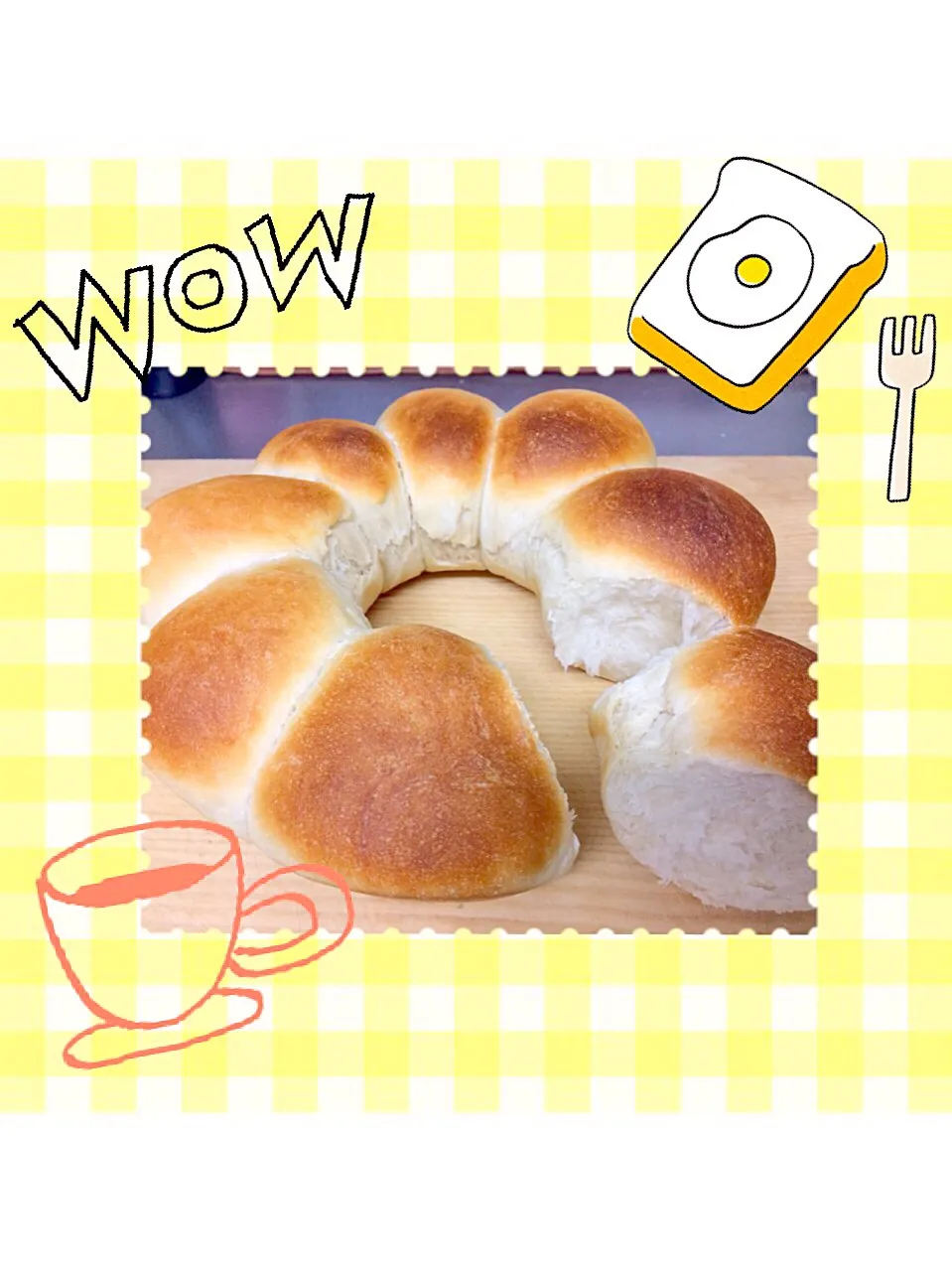 しっとり柔らかちぎりパン🍞|のむのむさん