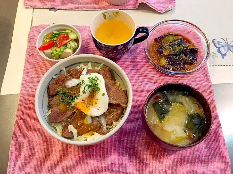 牛カルビ丼|みよさん