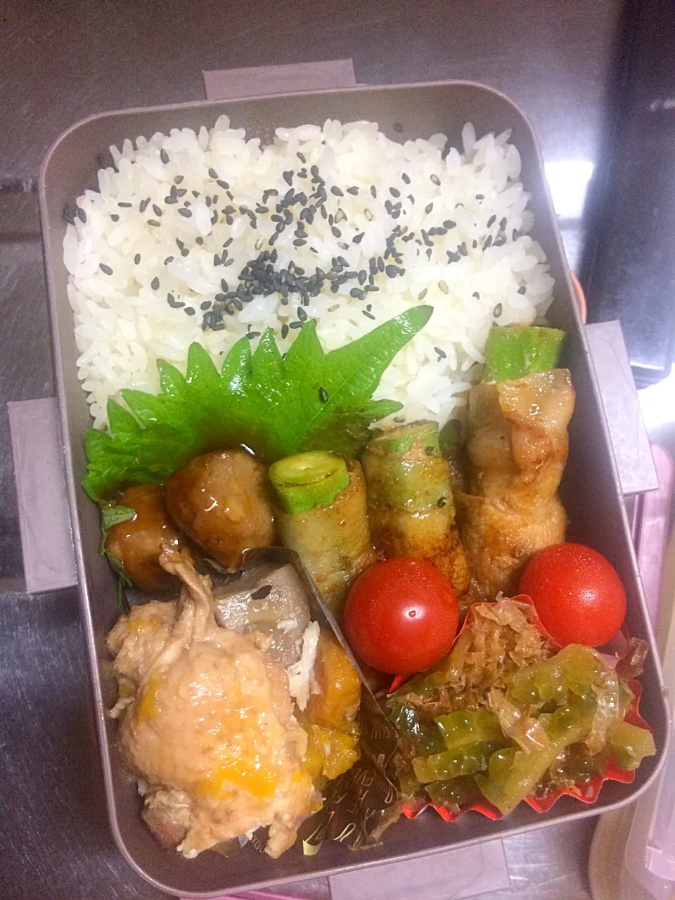 お弁当2017/8/1 #テキトー弁当#お弁当記録 #おべんとう#男子弁当|かなさん