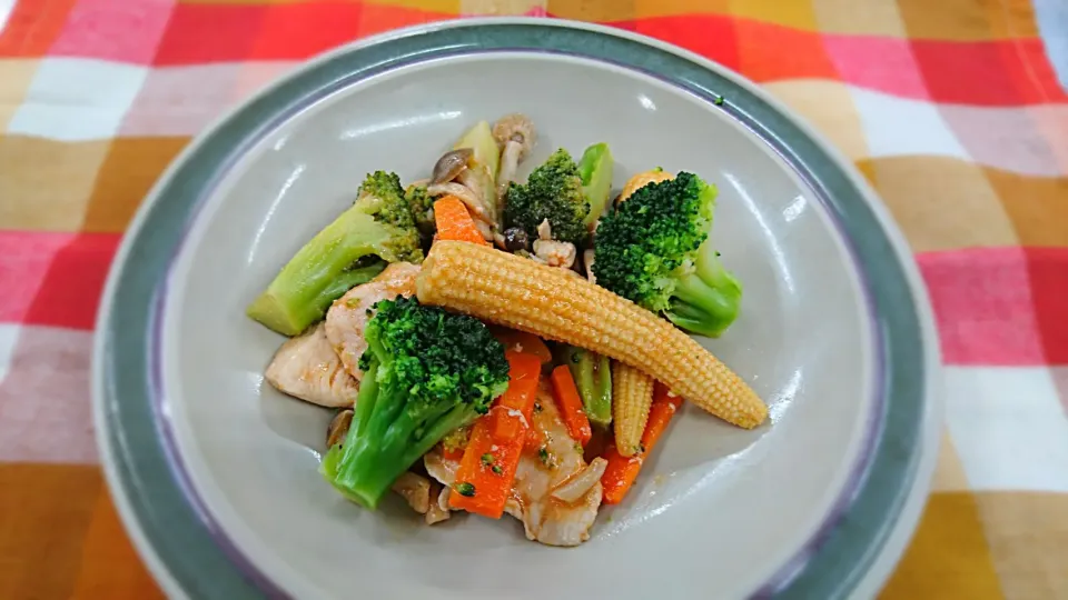 鶏と野菜のケチャップ炒め|よっしー(=^ェ^=)さん