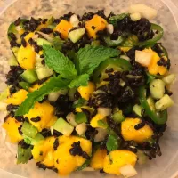 Black Rice Mango Salad|Anne Willさん