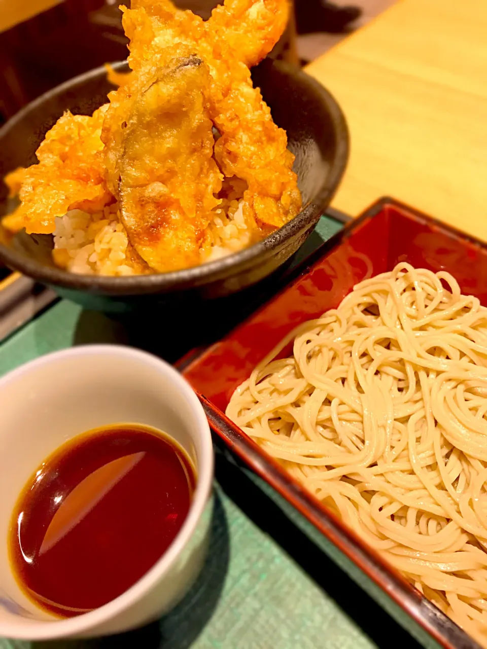 合せ膳。天丼ともり！|Tomyさん