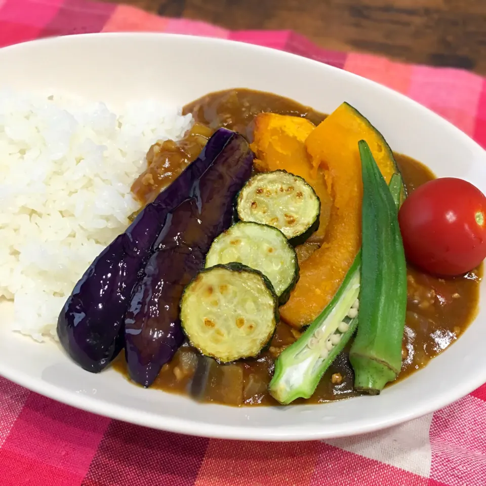 夏野菜カレー|ぽよぽよまゆかさん