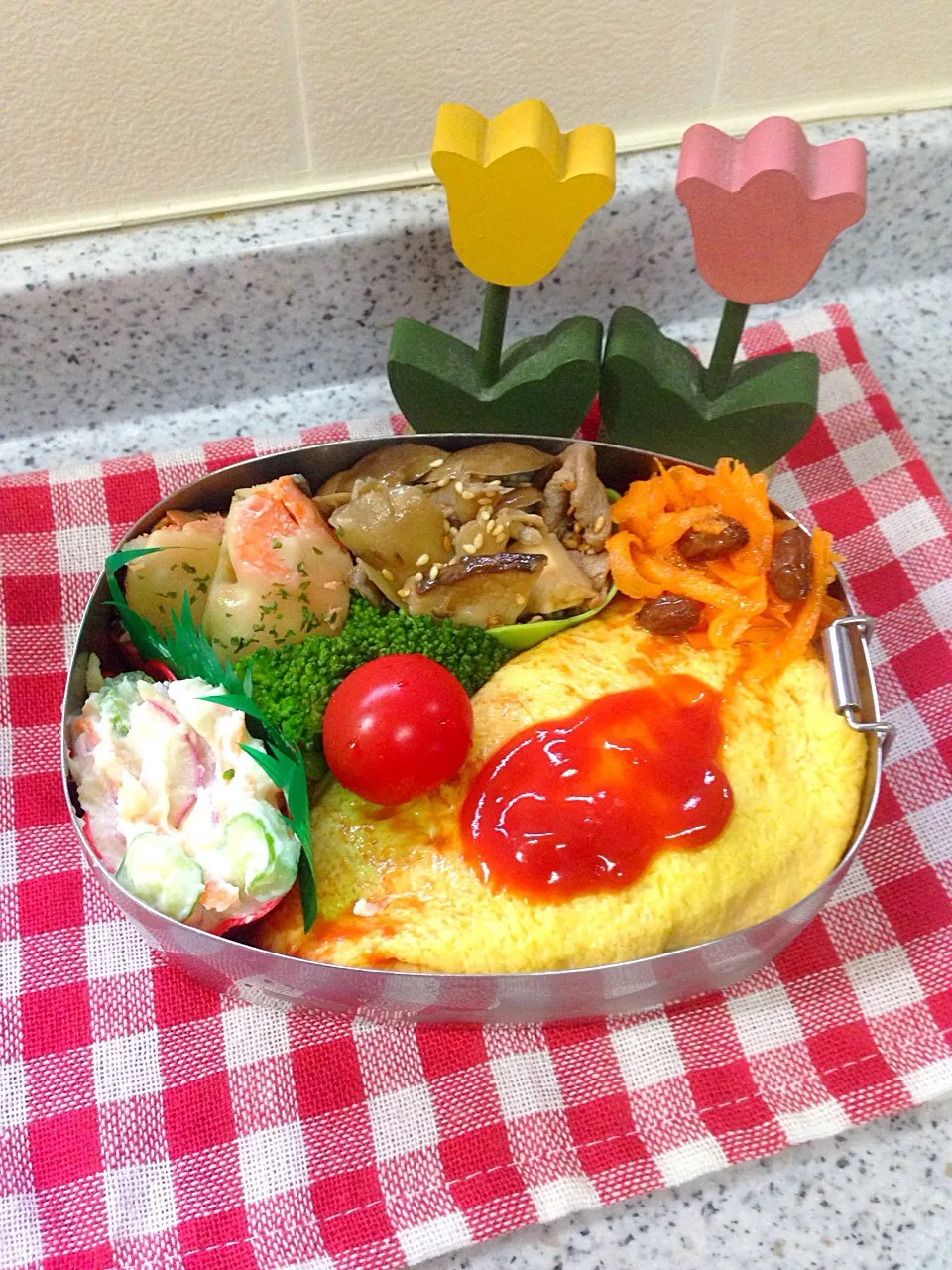 オムライス弁当🤗|naonaomimichanさん