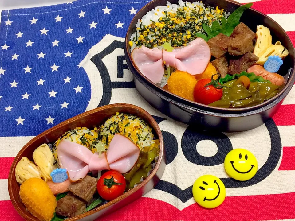 Snapdishの料理写真:8／2弁当🍙|三姉妹のママさん