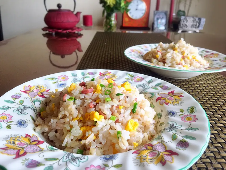 お昼に、金華ハム炒飯♪|72roseさん