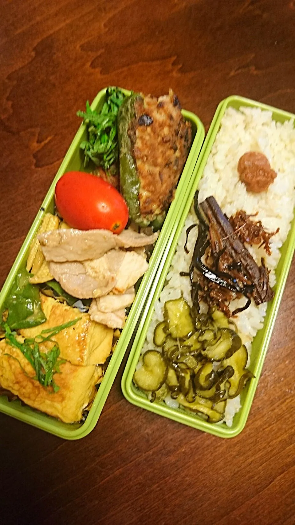 肉詰めピーマン弁当|りょーさん