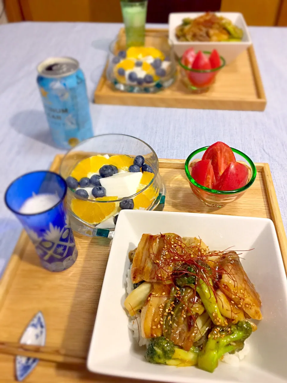 Snapdishの料理写真:#夏の晩ご飯
#2人ごはん 
#豚丼|Blueberry🫐さん