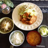 Snapdishの料理写真:しょーが焼き定食！