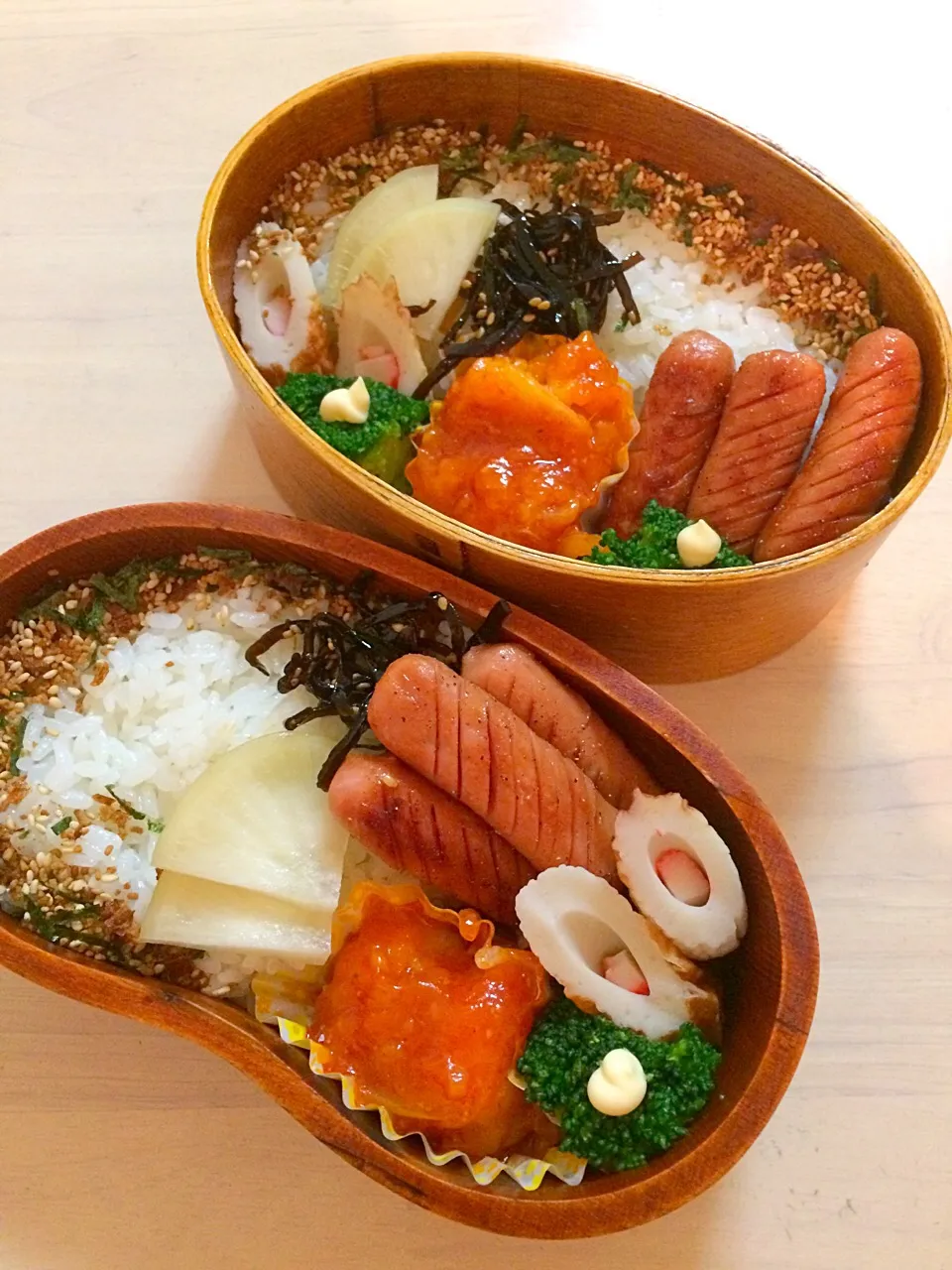 Snapdishの料理写真:今日の男子弁当🍱 2017/08/04
ちょっと贅沢にエビチリですw|Booパパさん