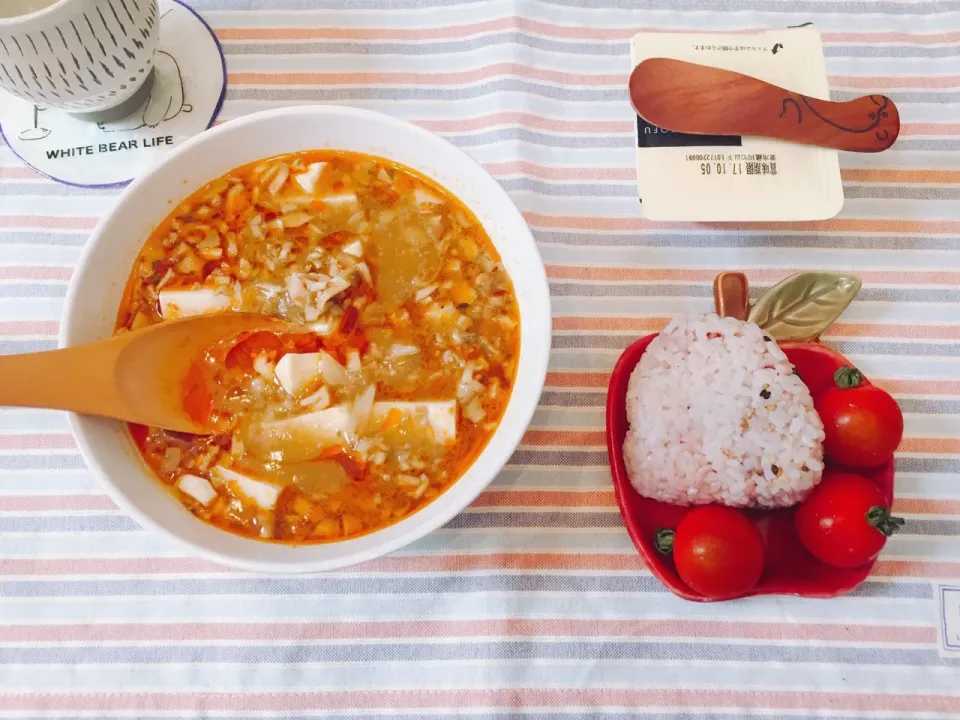 Snapdishの料理写真:ひき肉の代わりにまいたけで麻婆豆腐|みじんこさん