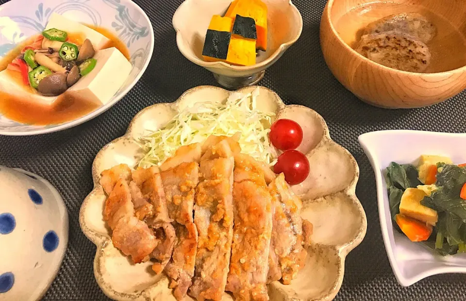 Snapdishの料理写真:豚肉の味噌漬け焼き|はるなさん