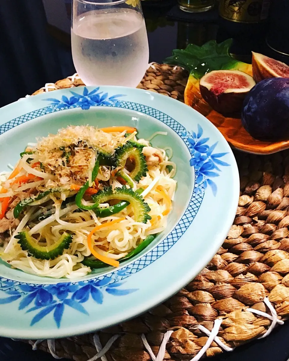 Snapdishの料理写真:素麺チャンプル🏖奄美大島の味〜|Tomoさん